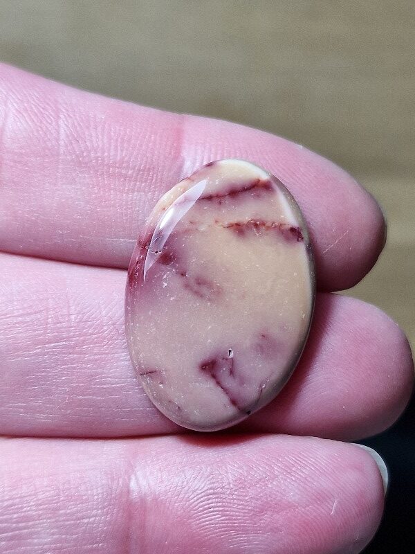 30x21mm Mookaite jasper cabochon