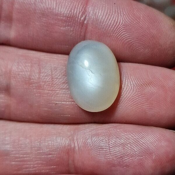 18x13mm white moonstone cabochon
