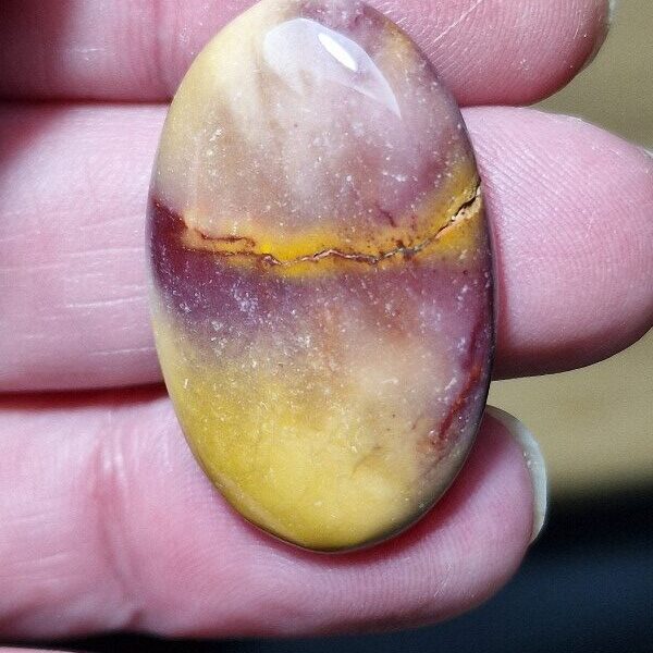 34x22mm Mookaite jasper cabochon