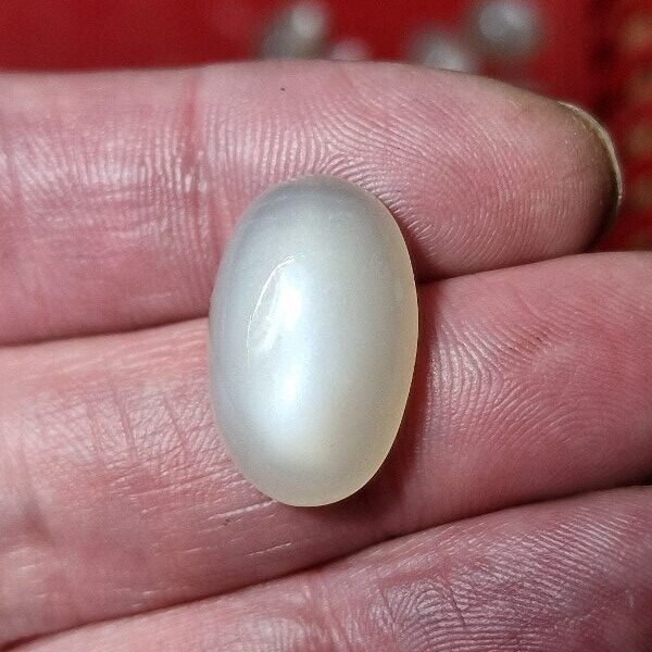 22x14mm white moonstone cabochon