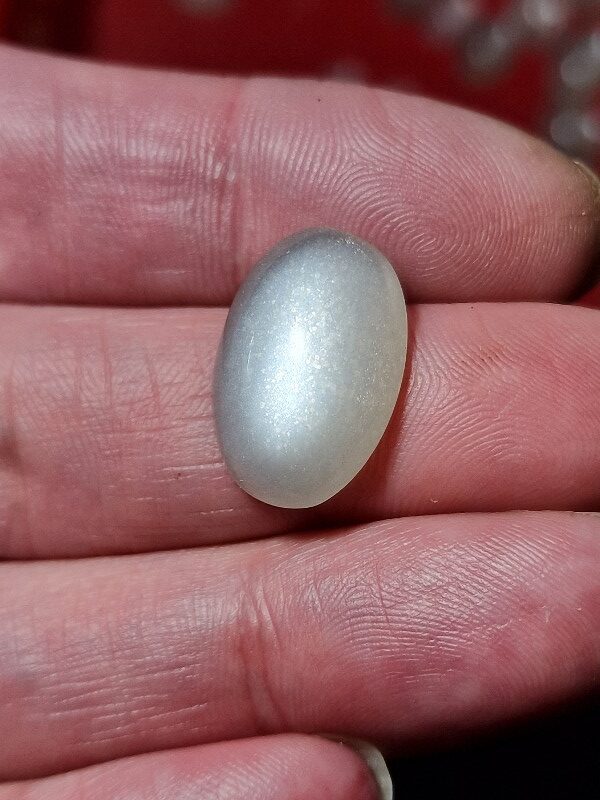 20x14mm white moonstone cabochon