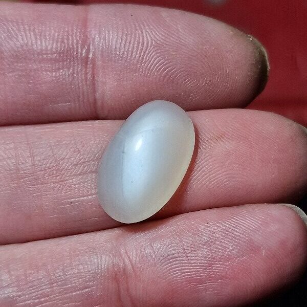 19x12mm white moonstone cabochon