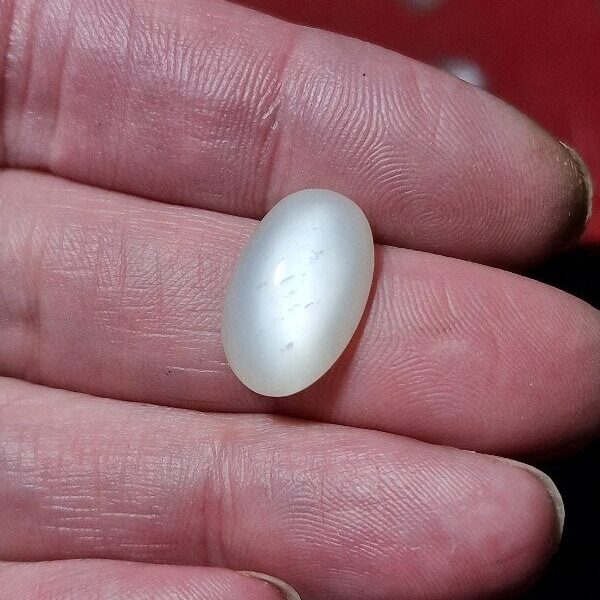 18x12mm white moonstone cabochon