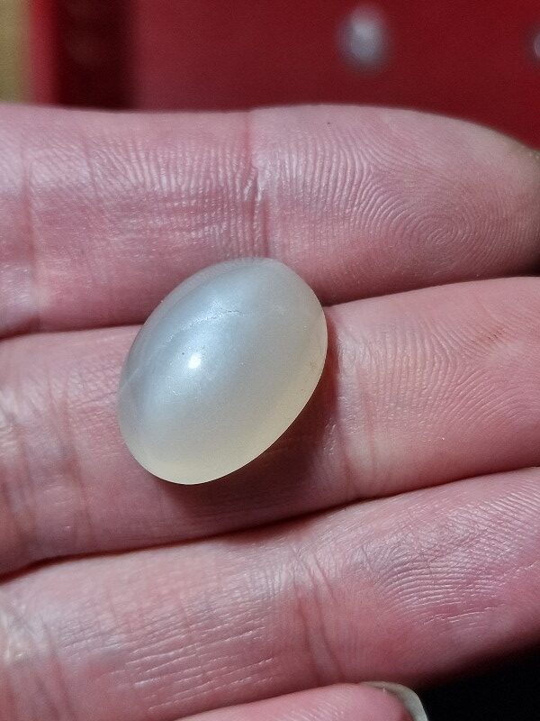 20x14mm white moonstone cabochon