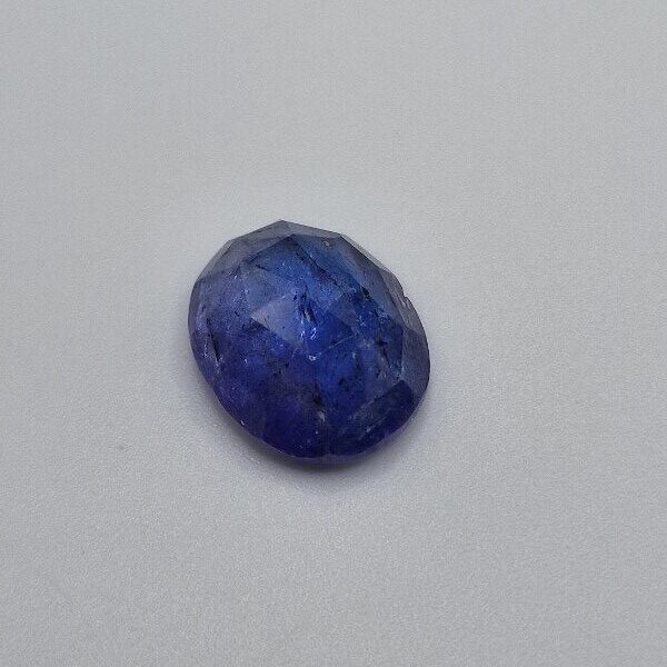 14.30x12.50x6.25mm rose-cut tanzanite cabochon