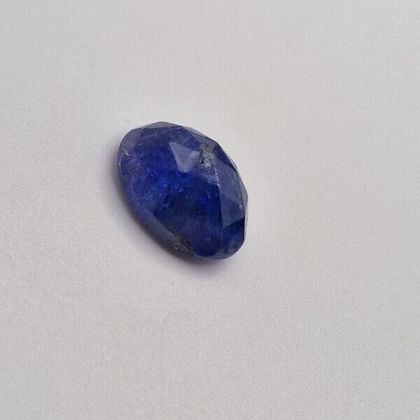 14.06x10.11x7.07mm rose-cut tanzanite cabochon
