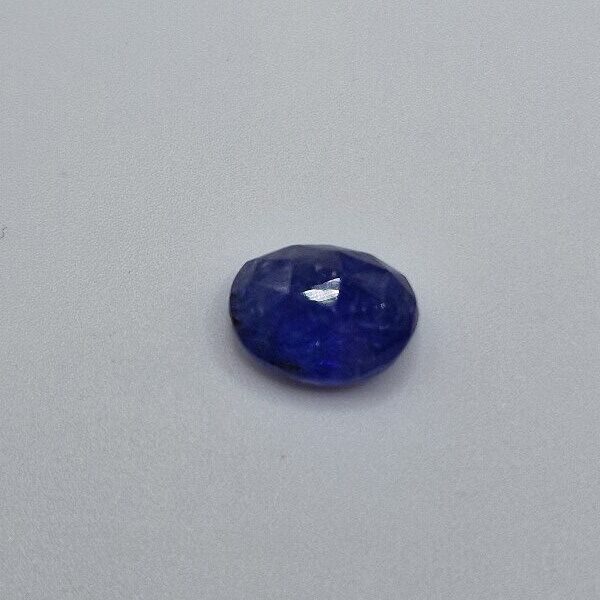 12.26x9.51x5.84mm rose-cut tanzanite cabochon