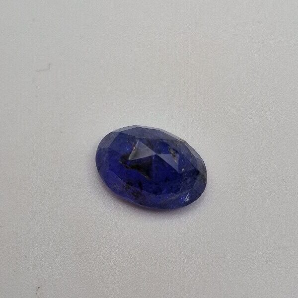 13.94x10.02x6.84mm rose-cut tanzanite cabochon