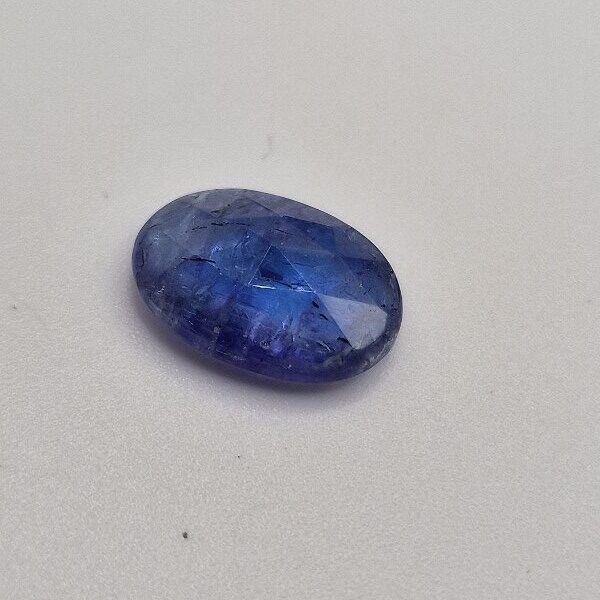 14.00x10.13x4.55mm rose-cut tanzanite cabochon