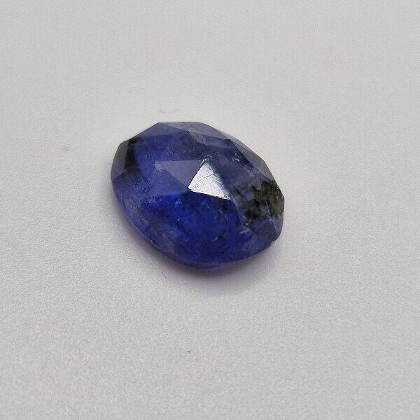 11.94x9.43x5.07mm rose-cut tanzanite cabochon