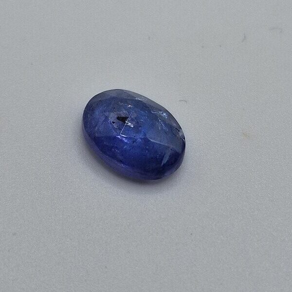 11.26x8.75x4.71mm rose-cut tanzanite cabochon