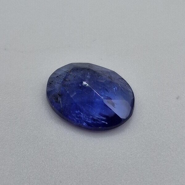 11.66x9.36x3.98mm rose-cut tanzanite cabochon