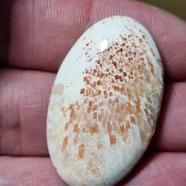 39x24mm scolecite cabochon