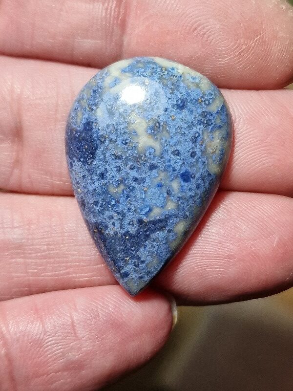 34x24mm dumortierite cabochon