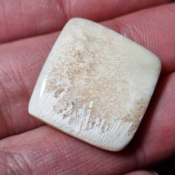 23x22mm scolecite cabochon
