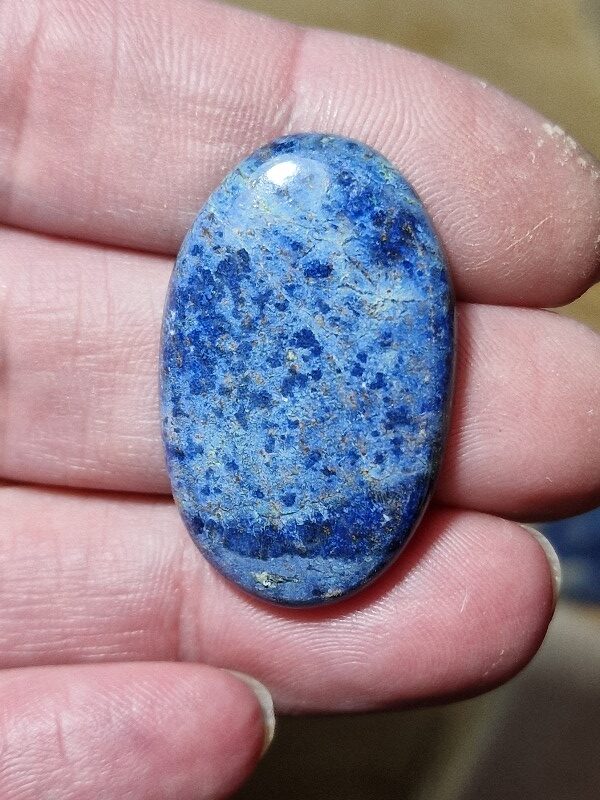 35x22mm dumortierite cabochon