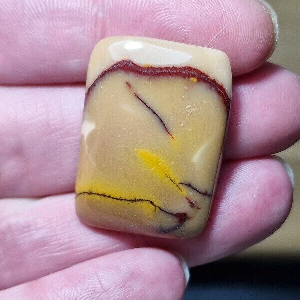 34x24mm Mookaite jasper cabochon