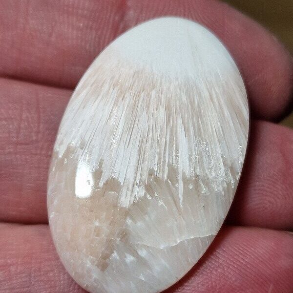 38x24mm scolecite cabochon