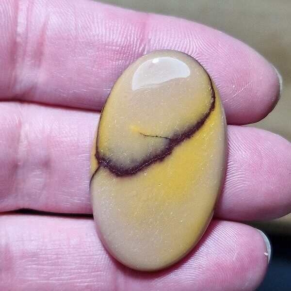 41x25mm Mookaite jasper cabochon