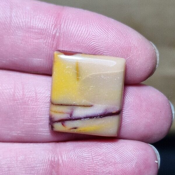 22x19mm Mookaite jasper cabochon