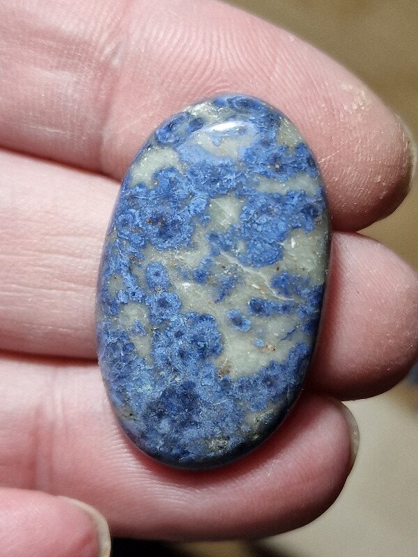 33x20mm dumortierite cabochon