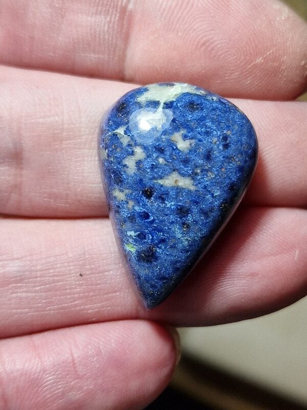 30x21mm dumortierite cabochon