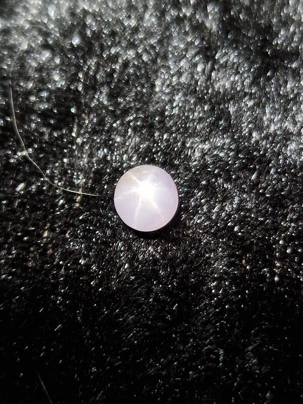 5.80x5.54x3.67mm Sri-Lankan star sapphire cabochon