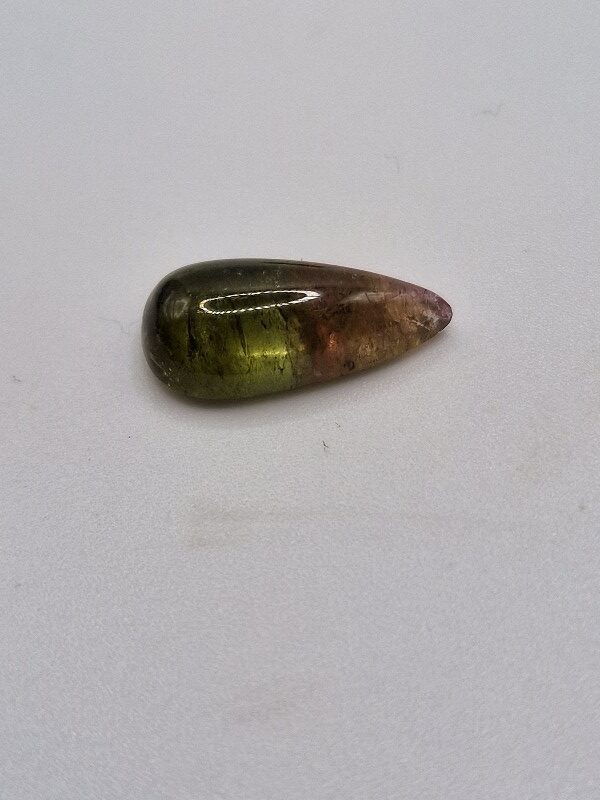 16.1x7.8x4.8mm Brazilian tourmaline cabochon