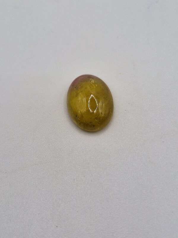 12.3x9.0x4.4mm Brazilian tourmaline cabochon