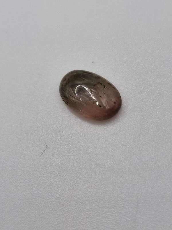 11.2x7.7x3.3mm Brazilian tourmaline cabochon