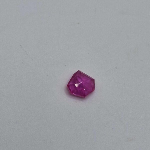 8.73mm Rose-Cut Mozambique Ruby Cabochon for Silversmithing