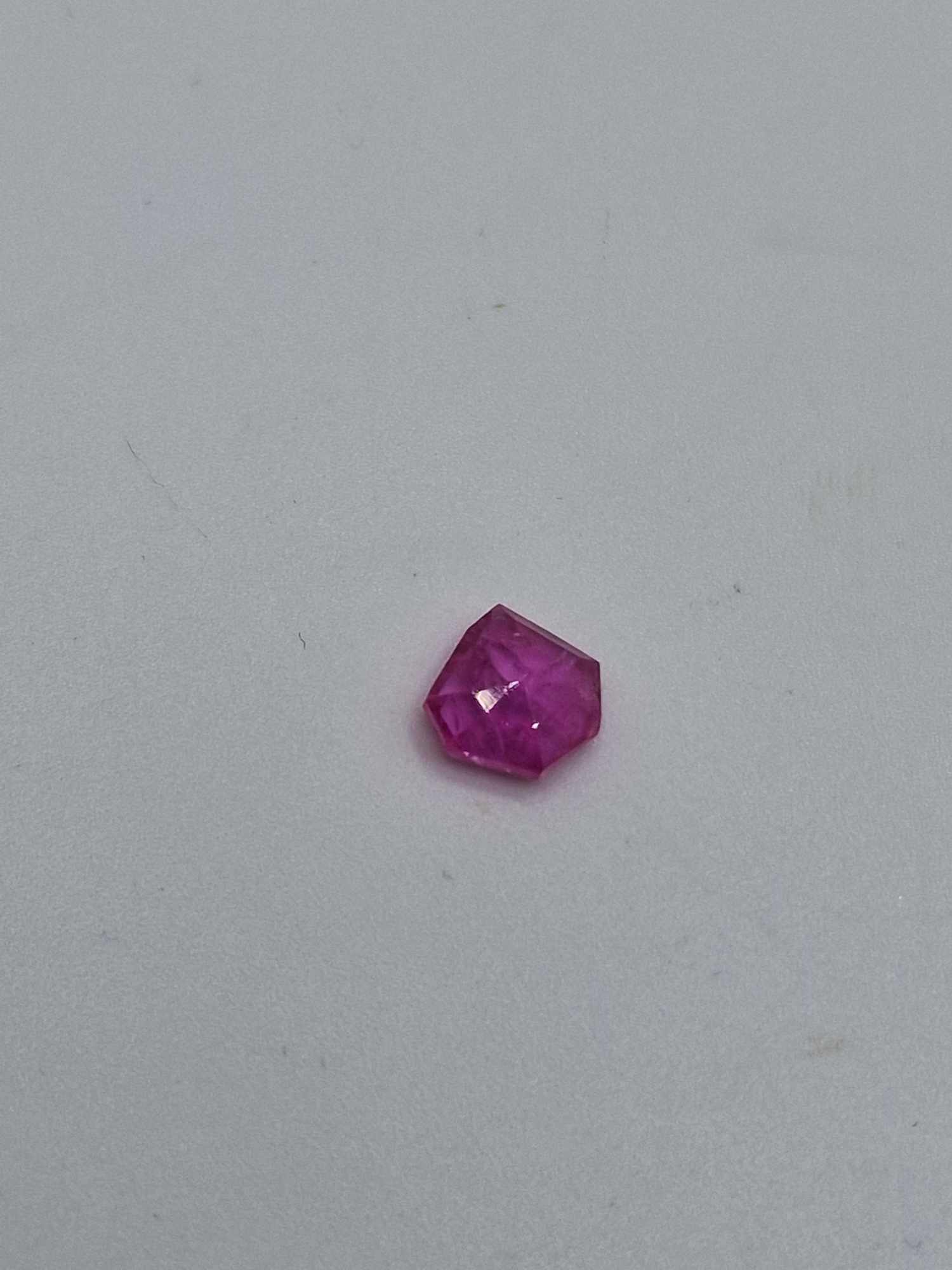 8.73mm Rose-Cut Mozambique Ruby Cabochon for Silversmithing