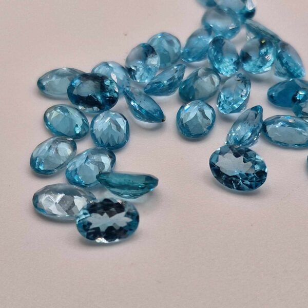 7x5mm oval pariaba apatite facet