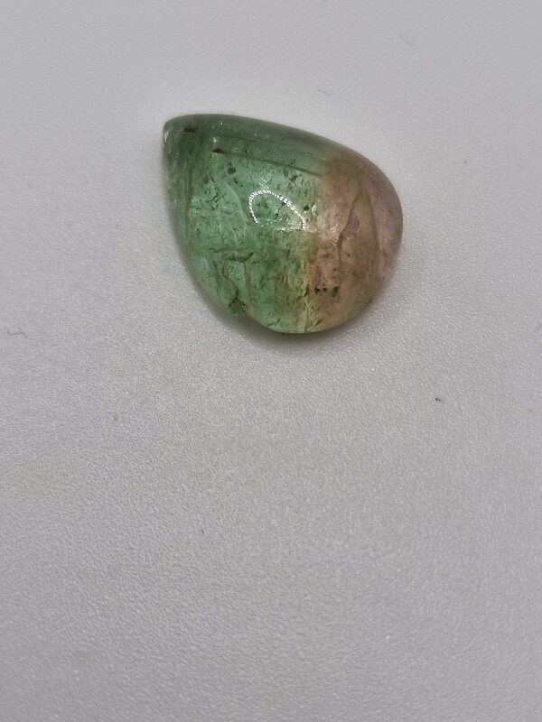 16.3x12.5x6.3mm Brazilian tourmaline cabochon