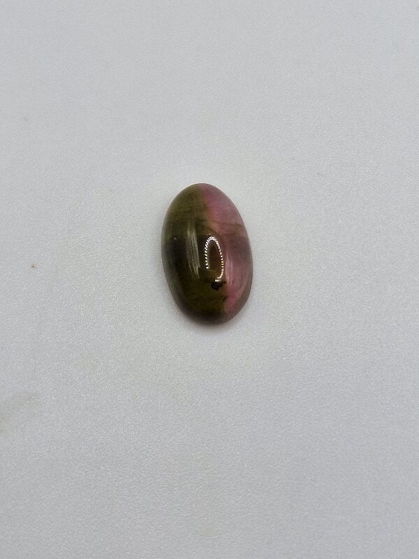 12.8x7.8x4.6mm Brazilian tourmaline cabochon