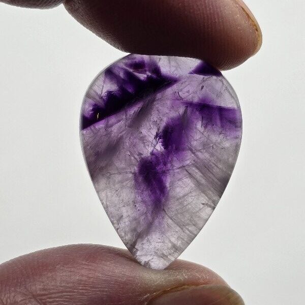 31x22mm trapiché amethyst cabochon
