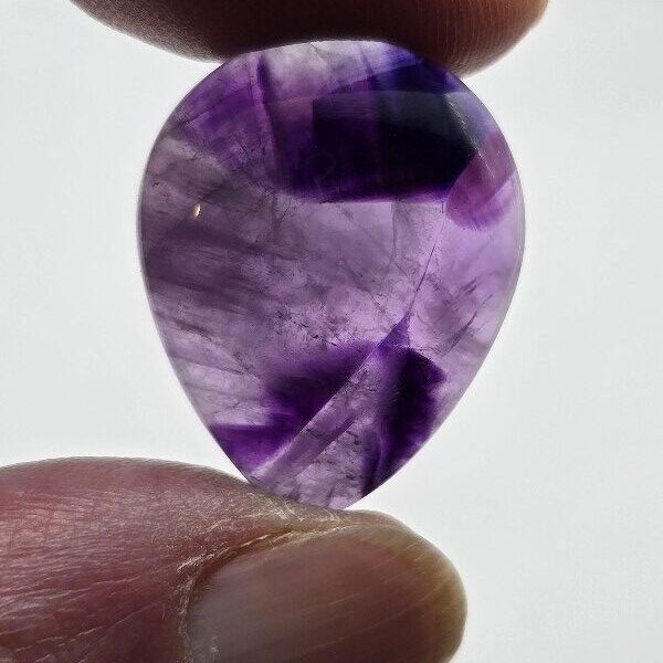 27x22mm trapiché amethyst cabochon