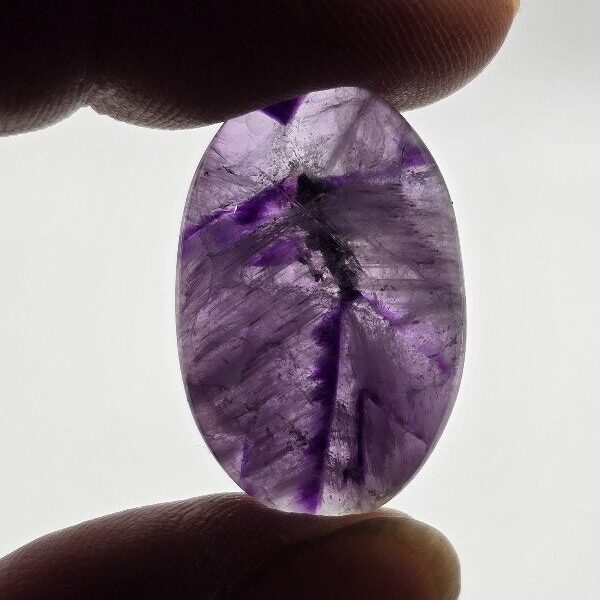 28x18mm trapiché amethyst cabochon