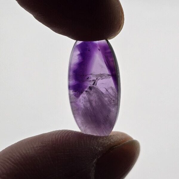 23x11mm trapiché amethyst cabochon