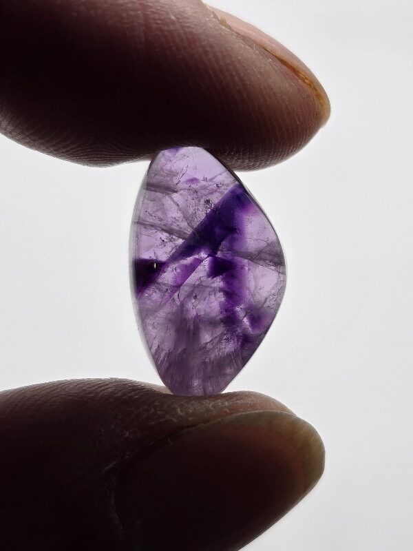 21x12mm trapiché amethyst cabochon