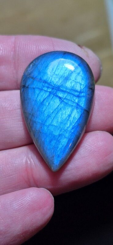 37x23mm blue labradorite cabochon
