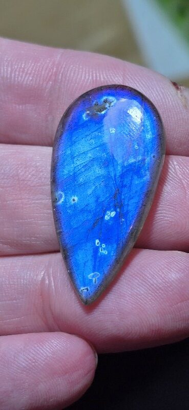 37x19mm blue labradorite cabochon