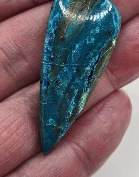 47x20mm Shattuckite cabochon