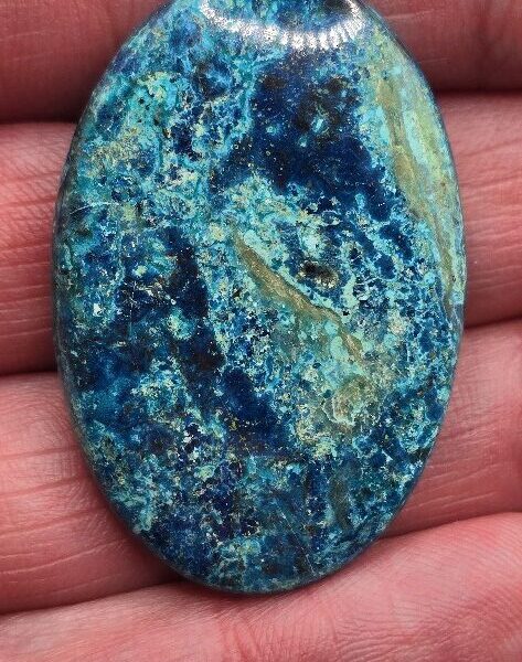 43x24mm Shattuckite cabochon