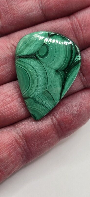 38x28mm Malachite cabochon