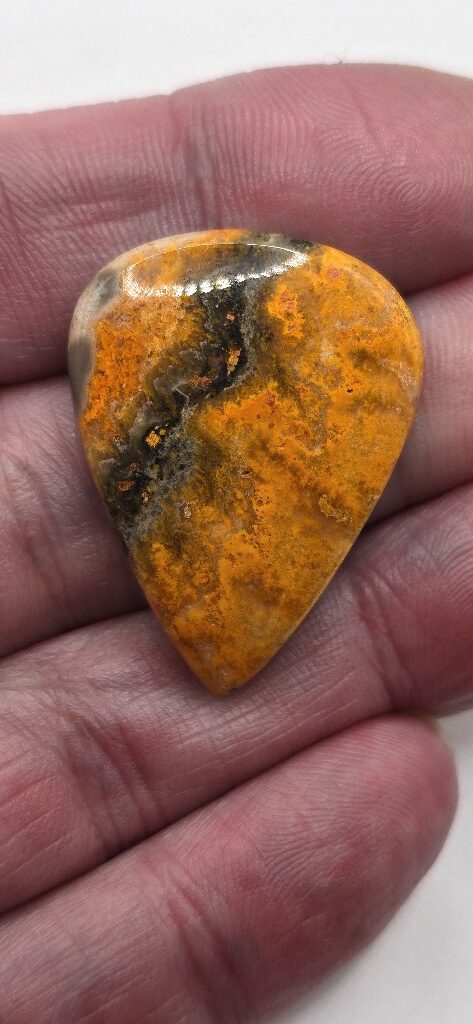 34x26mm bumblebee jasper cabochon