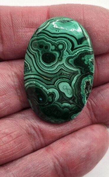 38x25mm Malachite cabochon