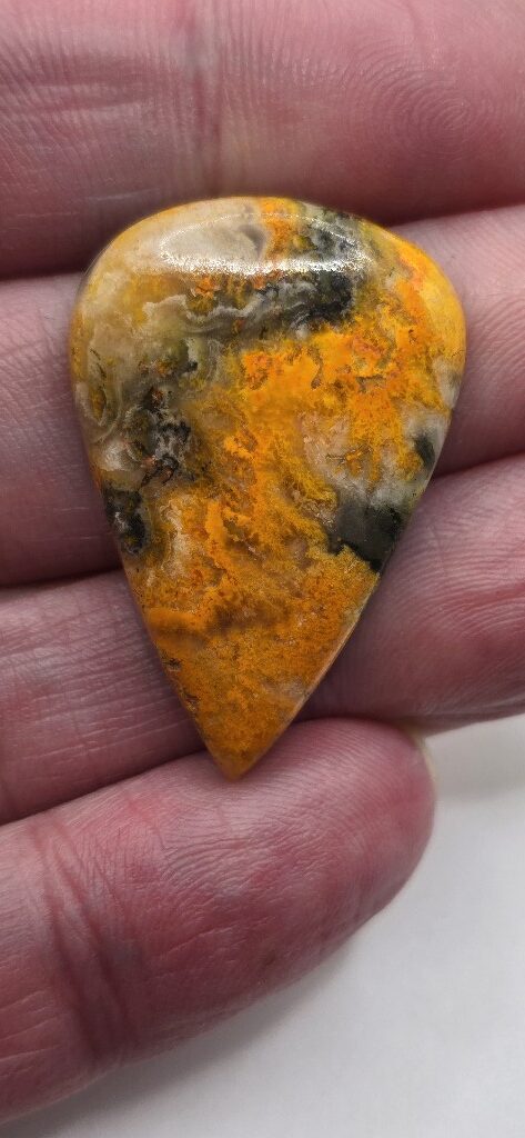36x24mm bumblebee jasper cabochon