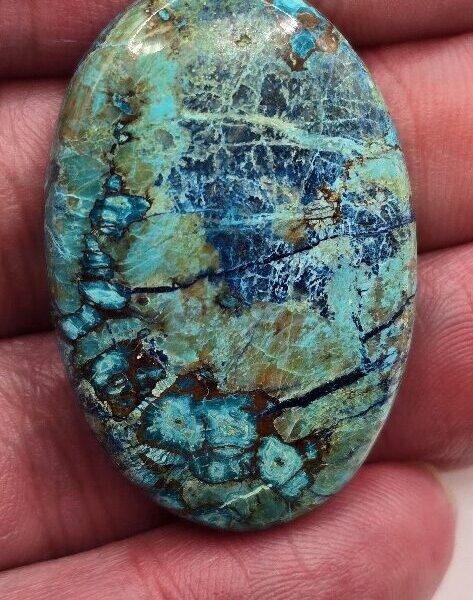 40x27mm Shattuckite cabochon