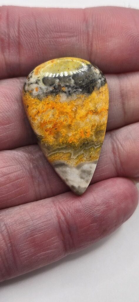 38x24mm bumblebee jasper cabochon